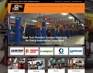 Image of Total Tool website